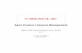 Agile Product Lifecycle Management - Oracle · Agile Product Lifecycle Management Agile PLM Import/Export User Guide December 2010 v9.3.1 Part No. E16486-03