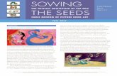 SOWING - Carle Museum · Arnold McCully (Mirette on the High Wire), and Javaka Steptoe (Radiant Child). Also showcased is a selection of art by Marcia Brown, the Caldecott’s first