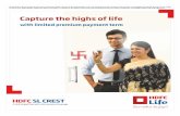 with limited premium payment term - HDFC Life · The name/letters "HDFC" in the name/logo of the company belongs to Housing Development Finance Corporation Limited ("HDFC Limited")