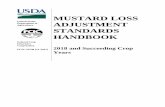Mustard Loss Adjustment Standards Handbook...United States Department of Agriculture Federal Crop Insurance Corporation FCIC-25740 (11-2017) MUSTARD LOSS ADJUSTMENT STANDARDS HANDBOOK