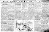 ?JGrAUGUST 2' 2;T928 PRICE ,5 CENTS; .iHOOVEjliiW j ii ...newspaper.twinfallspubliclibrary.org/files/TWIN-FALLS-DAILY-NEWS_TF41/... · sorts, and if J t entered DevU canyon. I forest
