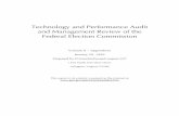 Technology and Performance Audit and Management Review of ... · Technology and Performance Audit and Management Review of the Federal Election Commission Volume II – Appendixes