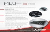 Photovoltaic Modules - Mitsubishi Electric · Photovoltaic Modules PV-MLU255HC PV-MLU250HC 255Wp 250Wp Mitsubishi Electric is a global leader in providing superior-quality photovoltaic