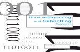 N:CiscoUploaded MaterialsIPv4 Addressing and Subnetting ...sceweb.sce.uhcl.edu/abeysekera/csci4634/assignments/2018Fall/IPv4 Addressing and...IPv4 Address Classes Class A 1 – 127