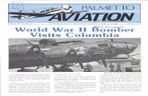 [[Jg 1 0 World War II ffffffiHer Columbia · P{LMETTO Volume 39. Number 8 Published by the S.C. Aeronautics Commission [[Jg 1 0 ;EBZ World War II ffffffiHer Visits Columbia "Texas