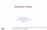 SWE 637: Syntax-based Testingswtv.kaist.ac.kr/courses/cs492-fall18/part1-coverage/lec11-mutation-testing.pdf · Syntax-Based Coverage Criteria. 5. ... An Analysis and Survey of the