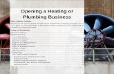 1 Opening a Heating or Plumbing Business - Windsor...1 Opening a Heating or Plumbing Business Your Starter Guide This tool can be used to navigate through various requirements of opening