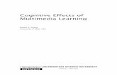 Cognitive Effects of Multimedia Learning · Cognitive effects of multimedia learning / Robert Zheng, editor. p. cm. Includes bibliographical references and index. Summary: "This book