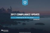 2017 COMPLIANCE UPDATE - Strategic Treasurer · 2019-05-23 · KYC refers to the process of a business or bank investigating and verifying the identities of their clients. KYC requirements