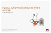 Railway vehicle modelling using neural networks · 4- NEURAL NETWORKS Modelling of lateral vehicle responses PRINCIPLE Structure composed of calculation units (neurons) Non-linear