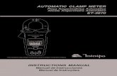 Pinza Amperimétrica Automática Alicate Amperímetro … · 2017-07-22 · Pinza Amperimétrica Automática Alicate Amperímetro Automático ET-3870. 1 ... leitura True RMS e classificado