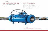 Series P3/M3 Trunnion Mounted Ball Valves · KF Series P3/M3 Buttweld End Pipe Code Calculating Pipe Wall Thickness To ﬁnd the “pipe wall thickness” for buttweld valves, subtract