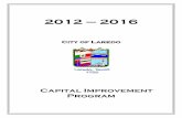 2012 2016 - Laredo, Texas · 2011-11-17 · Capital Improvement Program City of Laredo, Texas PROJECTS BY FUNDING SOURCE FY 12 thru FY 16 Source Project# Priority FY 12 FY 13 FY 14