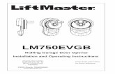 LM750EVGB - Liftmaster...These instructions areoriginal operting instructions according toEC Directive 2006/42/EC. Please readthrough all of theinstructions carefully,as theycontain
