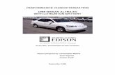 PERFORMANCE CHARACTERIZATION 1999 NISSAN ALTRA …performance. The Altra is equipped with a Sony Lithium-ion battery, jointly developed by Nissan and Sony. Performance Characterization