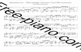 Beethoven - Moonlight Sonata (3rd Movement) · Beethoven - Moonlight Sonata (3rd Movement) by Rousseau 3 5 7 10 ...