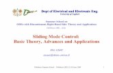 Sliding Mode Control: Basic Theory, Advances and Applications · Discrete-time sliding mode control can appear also in systems with continuous right-hand-side (e.g., deadbeat control)