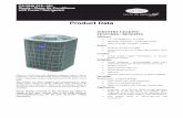 Product Data - Air conditioning · Product Data CA16NA 018---061 Single---Stage Air Conditioner with Puronr Refrigerant Carrier’s CA16 has been designed utilizing Carrier’s Puron