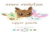 eevee evolution - Choly Knight...eevee evolution zipper pouch A SEWING PATTERN BY 2 e eu e ddd.ifcultyskfe.icp // 201 Choly night // Items made using this pattern may be sold. Credit