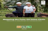 Mapping the Palm Oil Value Chain · Sustainable Palm Oil (ISPO) system. The development of the ISPO is a serious Government commitment to producing good quality and competitive oil