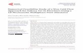 Numerical Feasibility Study of a Wax Cold Flow Approach ... · varying the external convective coefficient, the reactor pipeline diameter and the WC. For a noninsulated pipeline section