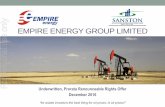 EMPIRE ENERGY GROUP LIMITED - ASXThis presentation has been prepared by Empire Energy Group Limited (“Empire” or the “Company”). The information in this presentation is information