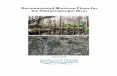 Recommended Minimum Flows for the Pithlachascotee River · Pithlachascotee River Minimum Flows Peer Review Panelist Follow-up. WEST Consultants, Inc. Bellevue, Washington. Prepared