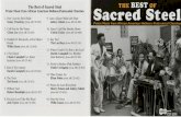 The Best of Sacred Steel - Smithsonian Institution · Footie's Medley (Pink Panther) Footie Covington (from AR CD 502) 14. Then Comes Joy Elton Noble (from AR CD 502) 15. Praise the