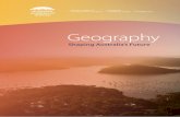 Geography: Shaping Australia's Future · Geography in the universities 8 The standing of Australian geography 8 Size and critical mass 8 Visibility and identity 8 The Fields of Research