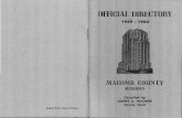 1959-60 Macomb County (Michigan) Directory · MACOMB COUNTY. MICHIGAN . Compi'ed . by . ALBERT A. WAGNER . County C'.rlc . Modem Press, Mount Clemens . To the Citizens of Macomb County: