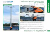 Highways Square Trolley Pole - WEC CCTV · Highways Square Trolley Pole Highways Square Trolley Pole HSTP Range The brand new HSTP Highways Square Trolley Pole is the latest innovation
