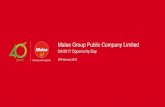 Malee Group Public Company Limitedmalee.listedcompany.com/misc/PRESN/20180228-malee-oppday-4q2017.pdf · Malee Group Plc A leading manufacturer, distributor, and exporter of fruit