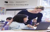 Transition to Teaching 2018 Transition to... · Students in English-language schools in Ontario are required to study French as a second language (FSL) from Grades 4 to 8 and earn