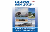 Clark Masts UK Range Brochure · Actual headload capacity for each masts depends upon how the mast is deployed and factors such as size of headload, wind conditions and whether ...