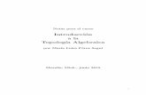 Introducci´on a la Topolog´ıa Algebraicaichi.fismat.umich.mx/cursos/topologia2.pdf · En la secci´on 5 ya esta´ ma´s dedicado a lo que se denomina Topolog´ıa Algebraica, ma´s