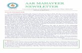 AAR MAHAVEER NEWSLETTERaarm.ac.in/pdf/issue-no-14-april-14.pdftips for writing resume. We have photographs of Pushpanjali, Republic Day, Student seminar participants and Annual Day.