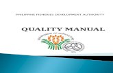 PHILIPPINE FISHERIES DEVELOPMENT AUTHORITY · 1.5.1.4 Authority - the Philippine Fisheries Development Authority created by PD 977 dated August 13, 1976, as amended by EO 772 dated