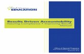 Results Driven Accountability Assuring Compliance • Improving Results …wvde.state.wv.us/osp/compliance/documents/ResultsDriven... · 2014-12-18 · Results Driven Accountability