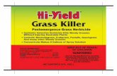 Grass Killer GrassKiller 8oz.pdfplant beds, landscapes, and individual shrubs, and trees (See Tolerant Plants). This product can be used through a hose-end sprayer according to the