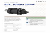 ELS Rotary Joints - Kadant · ELS™ Rotary Joints Type ELSN & ELSJ 6½”to 12” FLUID HANDLING KADANT JOHNSON LLC The ELS (Extended Life Series) rotary joint is a self-supported