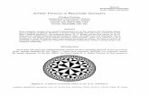 Artistic Patterns in Hyperbolic Geometryt.archive.bridgesmathart.org/1999/bridges1999-239.pdf · Artistic Patterns in Hyperbolic Geometry 241 Figure 2: The {6,4} tessellation superimposed