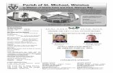 Parish of St. Michael, Waialua · 2019-09-18 · Parish of St. Michael, Waialua w/Mission of Saints Peter and Paul, Waimea Bay 67-390 Goodale Ave. Waialua Hi 96791 * 59-810 Kamehameha