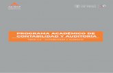 PROGRAMA ACADÉMICO DE CONTABILIDAD Y AUDITORÍAudep.edu.pe/.../09/Tabla-4.2.-Contabilidad-y-Auditoria.pdf · 2019-09-06 · de empresas reales que cotizan en la Bolsa de Valores
