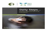 Daily Steps… Steps… Developing a holistic mental health ... · The physical needs associated with mental disorders go far beyond medication and include rest, nutrition and exercise.