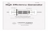 The # HFG9 High Efficiency Generator - Softprosoftpro.ee/creativescience/High Efficiency Generator HFG9.pdf · large coil you will get far more better results. Making this generator