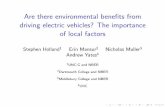 Are there environmental benefits from driving electric vehicles? The importance of ... · 2015-10-28 · Are there environmental bene ts from driving electric vehicles? The importance