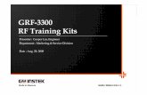 GRF-3300 RF Training Kits - cedesa.com.mx• Complex technology for RF unit choose, PCB Layout ... • Implementation on FR4 • Provides a practical, real-world and easyyp to comprehend