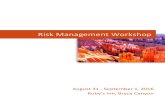 Risk Management Workshop - Utah Counties Indemnity Poolucip.utah.gov/download/Risk-Management-Workshop-2016.pdf · 2017-07-13 · Risk Management Workshop August 31 ‐ September