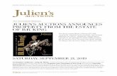 For Immediate Release: JULIEN’S AUCTIONS ...juliensauctions.com/Utilities/DownloadFile.ashx?id=...& Dairy Show” (estimate: $600-$800) • As well as his 1983 U.S. passport, little