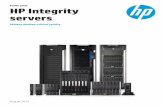 Family guide HP Integrity servers · HP CloudSystem Matrix with HP-UX Achieve greater flexibility and resiliency by managing your mission-critical workloads in a secure private cloud